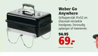 Welkoop Weber go anywhere aanbieding