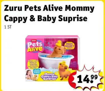 Kruidvat Zuru Pets Alive Mommy Cappy & Baby Suprise aanbieding