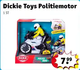 Kruidvat Dickie Toys Politiemotor aanbieding
