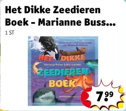Kruidvat Het Dikke Zeedieren Boek - Marianne Busser & Ron Schröder Kinderboek aanbieding
