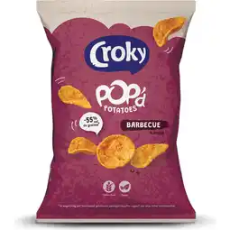 Jumbo Croky Pop'd Potatoes Barbecue 85g aanbieding