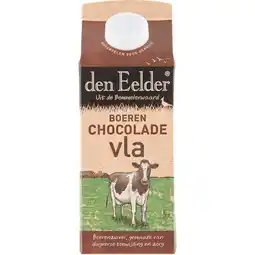 Jumbo Den Eelder Boeren Chocoladevla 750ML aanbieding