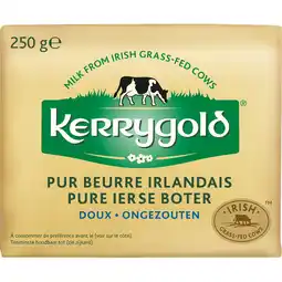 Jumbo Kerrygold Ongezouten Pure Ierse Boter 250 g aanbieding