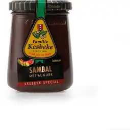 Jumbo Kesbeke Sambal Augurk 220g aanbieding