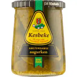 Jumbo Kesbeke Amsterdamse Augurken 495 g aanbieding