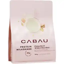 Jumbo Cabau Proteïne Milkshake Witte Chocolade Pistache 500g aanbieding