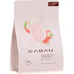 Jumbo Cabau Proteïne Maaltijdshake Witte Chocolade-Rood Fruit 560g aanbieding