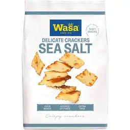 Jumbo Wasa Delicate Crackers Sea Salt 150g aanbieding