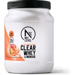 Jumbo NXT Level Sports Nutrition Clear whey Iced Tea peach 300g aanbieding
