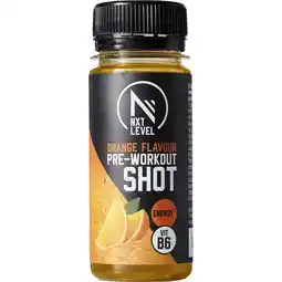Jumbo NXT Level Pre-Workout Shot Orange Flavor 60 ml aanbieding