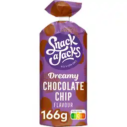 Jumbo Snack A Jacks Dreamy Chocolade Chip Rijstwafels 166 gr aanbieding