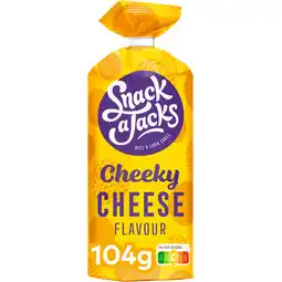 Jumbo Snack A Jacks Kaas Rijstwafels 104 gr aanbieding