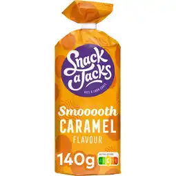Jumbo Snack A Jacks Smooth Caramel Rijstwafels 140 gr aanbieding
