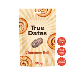 Jumbo True Dates Cinnamon Roll 100 g aanbieding