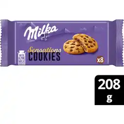 Jumbo Milka Sensations Chocolade Koekjes Chocovulling 8 stuks 208 g aanbieding