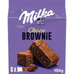 Jumbo Milka Choco Brownie Chocolade Cakejes 6 Stuks 150g aanbieding