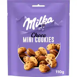 Jumbo Milka Mini Cookies Chocolade Koekjes 110 g aanbieding