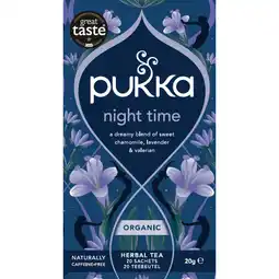 Jumbo Pukka Night Time 20 Stuks 20 g aanbieding