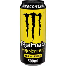 Jumbo Monster Rehab Tea + Lemon 500 ml aanbieding