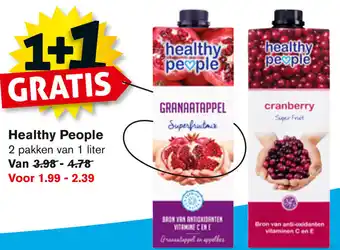 Hoogvliet Healthy People 1L aanbieding