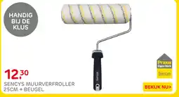 Praxis Sencys muurverfroller 25cm+ beugel aanbieding