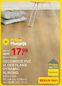 Praxis Praxis plusprijs decomode pvc vloer plank dynamic almond aanbieding