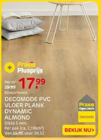 Praxis plusprijs decomode pvc vloer plank dynamic almond