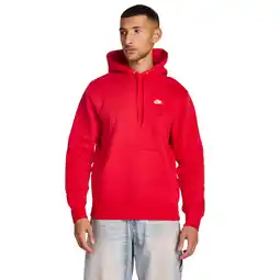 Foot Locker Nike fleece Hoodies Heren - Rood - Maat L aanbieding