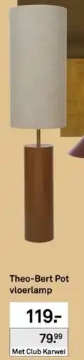 Karwei Theo-Bert Pot vloerlamp aanbieding