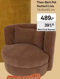 Karwei Theo-Bert Pot fauteuil Liva aanbieding