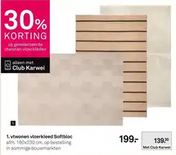 Karwei vtwonen vloerkleed Softbloc aanbieding
