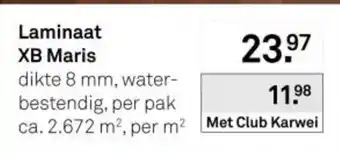 Karwei Laminaat XB Maris aanbieding