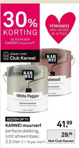 Karwei Karwei muurverf aanbieding