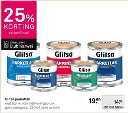 Karwei Glitsa parketlak aanbieding