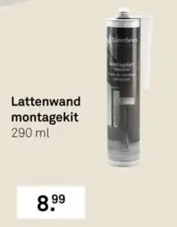 Karwei Sientlines lattenwand montagekit aanbieding