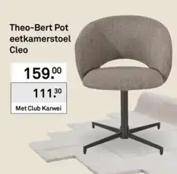 Karwei Theo-Bert Pot eetkamerstoel Cleo aanbieding