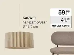 Karwei Karwei hanglamp Saar aanbieding