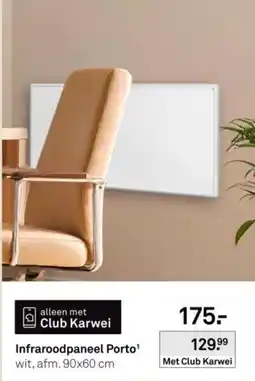 Karwei Infraroodpaneel Porto aanbieding