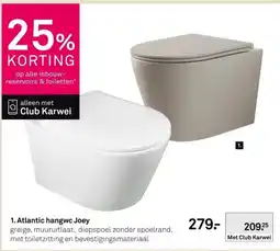 Karwei Atlantic hangwc Joey aanbieding
