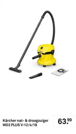 Karwei Kärcher nat- & droogzuiger WD2 PLUS V-12/4/18 aanbieding