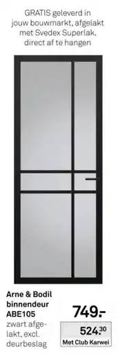 Karwei Arne & Bodil binnendeur ABE105 aanbieding
