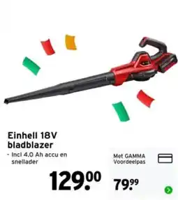 GAMMA Einhell bladblazer aanbieding