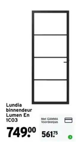 GAMMA Lundia binnendeur Lumen En 1C03 aanbieding