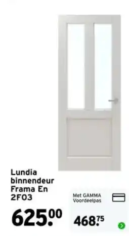 GAMMA Lundia binnendeur Frama En 2F03 aanbieding