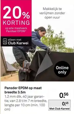 Karwei Pandser EPDM aanbieding