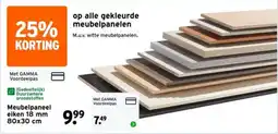 GAMMA Meubelpaneel eiken aanbieding