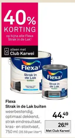 Karwei Flexa Strak in de Lak buiten aanbieding