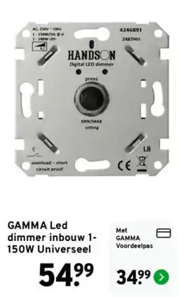 GAMMA HANDSON Digital LED dimmer aanbieding