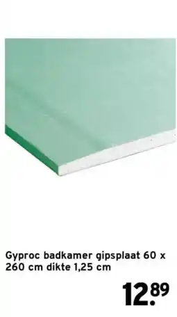 GAMMA Gyproc badkamer gipsplaat aanbieding
