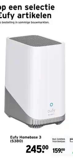 GAMMA eufy Homebase 3 aanbieding